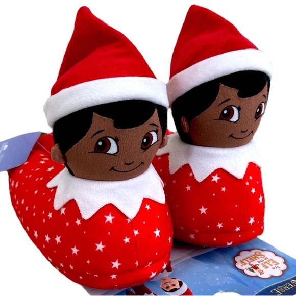 New Elf on the Shelf Holiday Christmas Character Slippers Girls size XL (4-5) - Picture 1 of 16